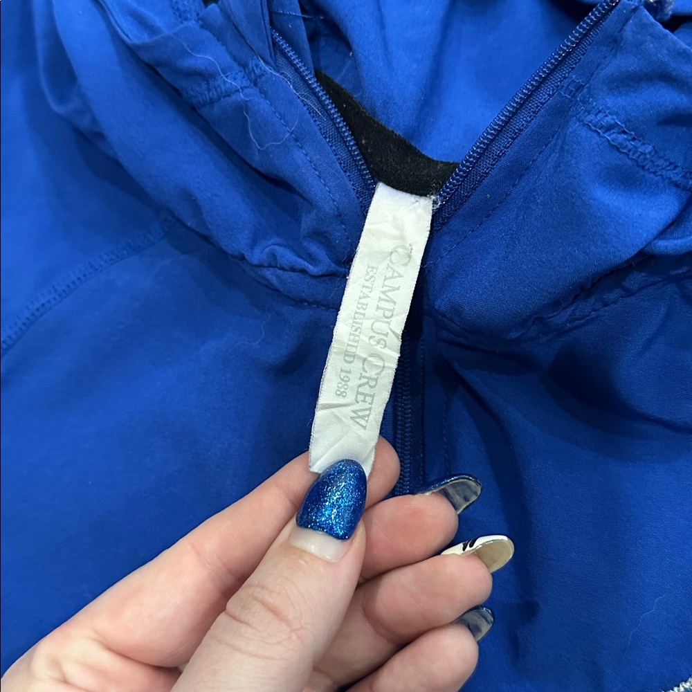 Toronto Blue Jays Campus Crew Thin 1/4 Zip Pullover Jacket - Picture 3 of 4